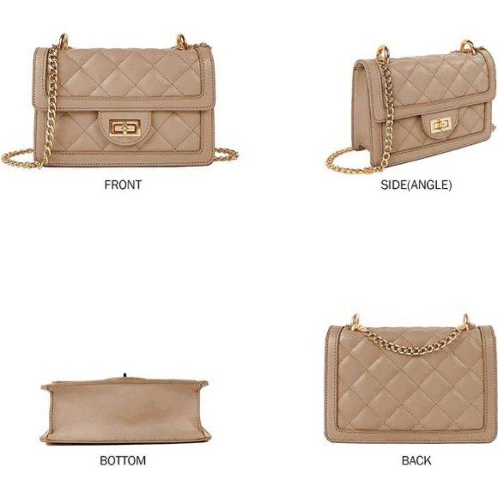 Quilted Crossbody Bag, Trendy Designer Mini Shoulder Bag, Phone Wallet Purse